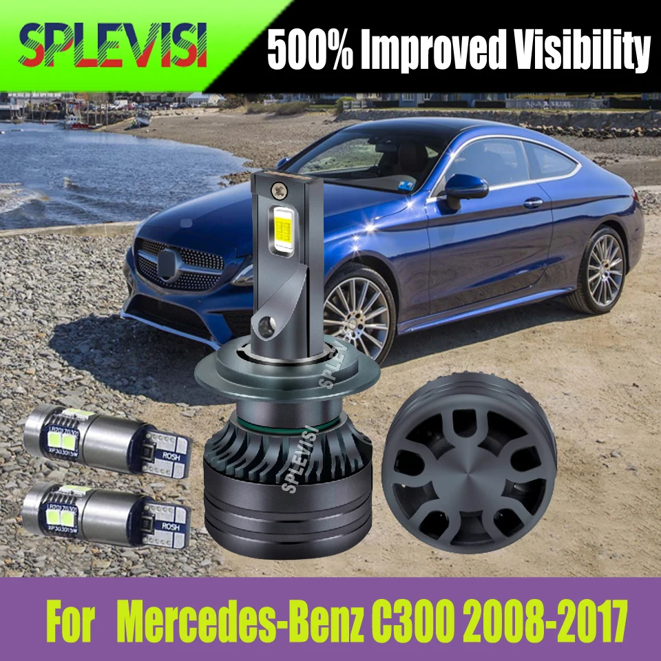 

Safety-optimized H7 Lighting Led Headlight Bulbs Xenon White 6000k Car Main Low Dipped Beam 12v For Mercedes-Benz C300 2008-2017