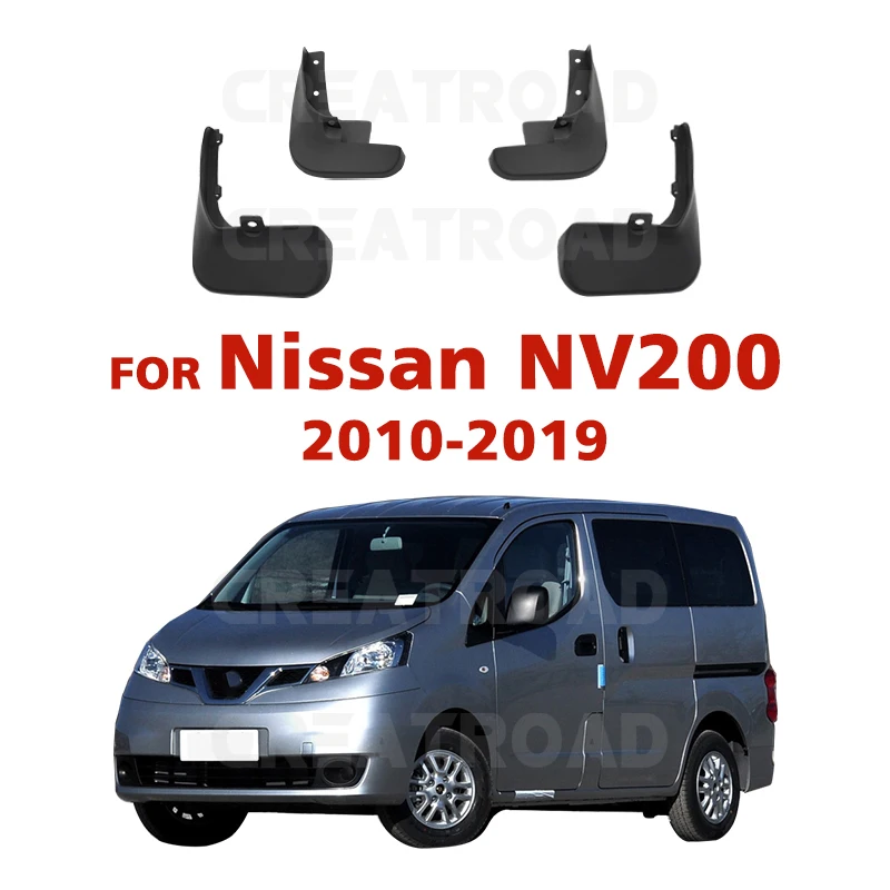 For Nissan NV200 Vanette Evalia 2010 - 2019 Mud Flaps Mudguards Splash Guards Fender Dirty Guards MudFlaps  Accessories