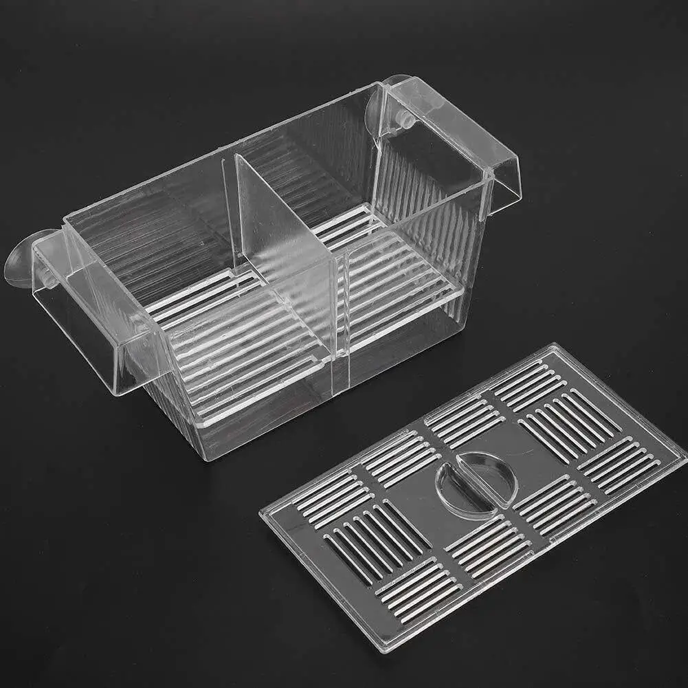 Multifunctional Fish Aquarium Fish Breeding Isolation Box Clear Acrylic Aquarium Breeder Fish Tank Guppies Hatching Incubator