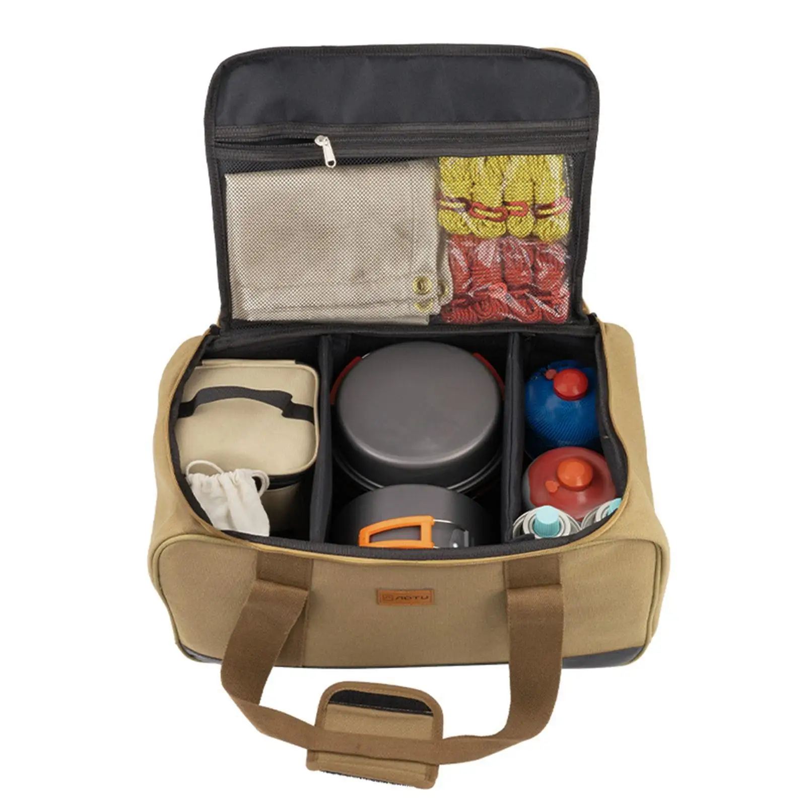 BBQ Carry Case Outdoor Camping Storage Bag Large Handbag Camping Accessories Tool Bag Cooking Organizer