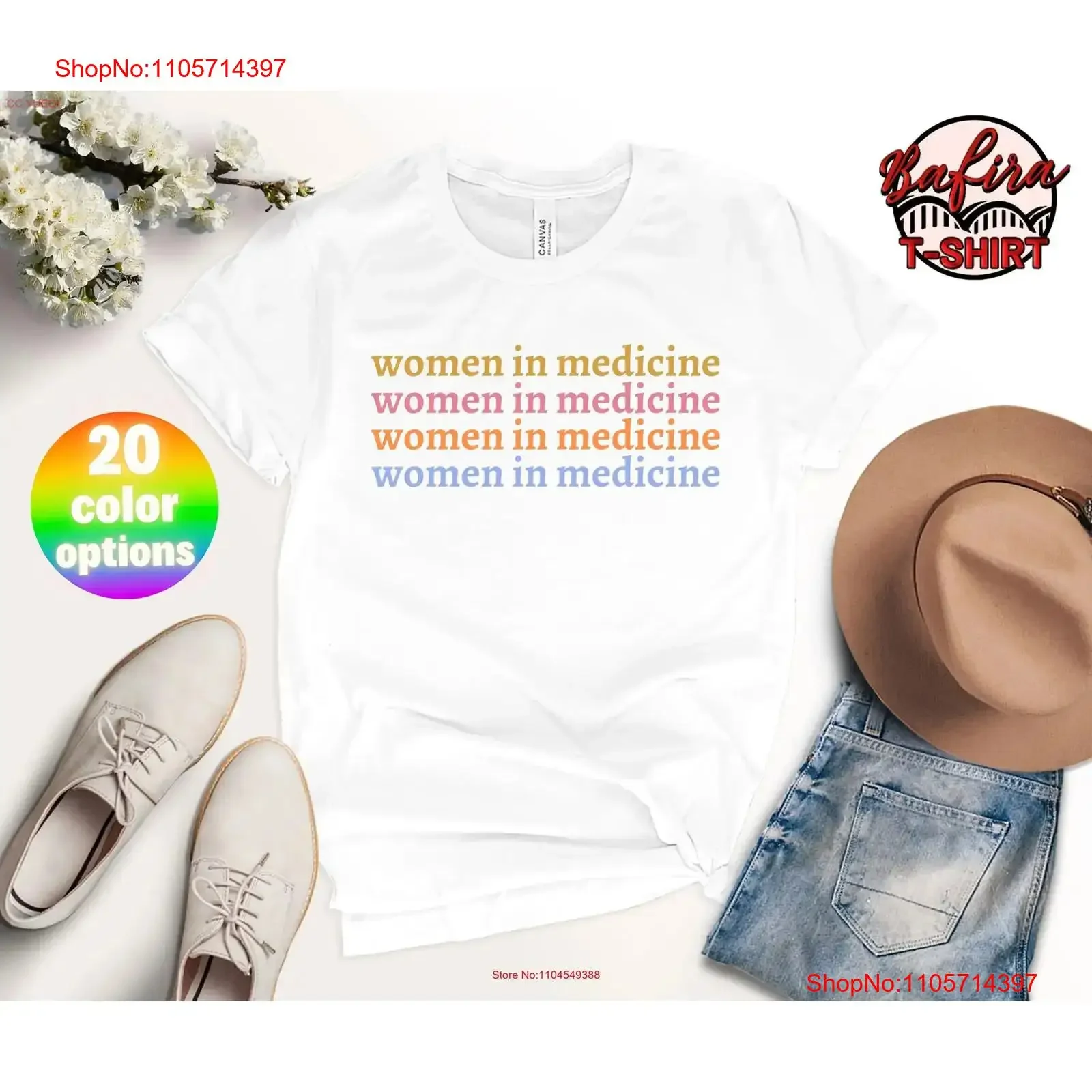 Trendy Female Doctor T Shirt Women In Medicine Medical AssistanT Student Graduation s Future MD vintage Washed Comfortable