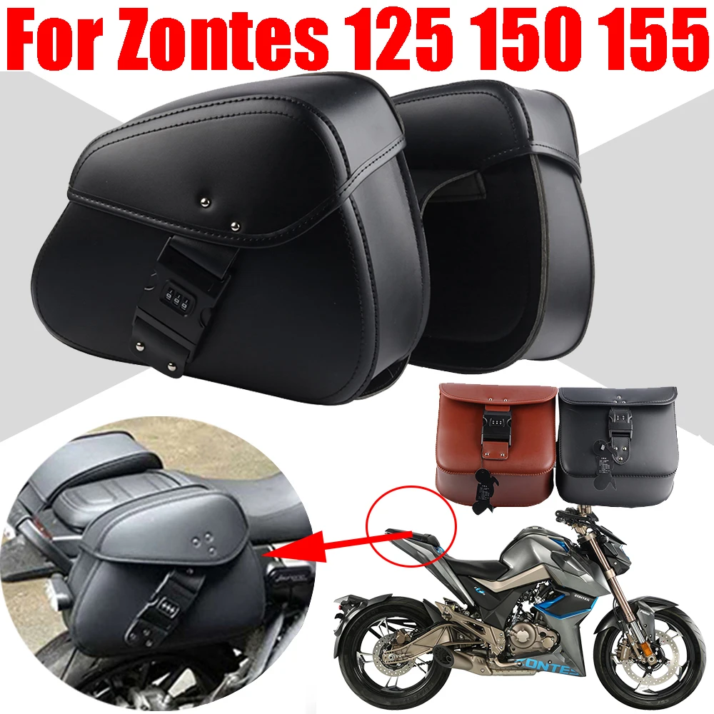 

For Zontes U1 125 ZT125 U U2 G G1 125 G2 G125 U125 125U 150 U 155 U1 Saddle Bag Accessories Luggage Side Bag Tool Storage Bags