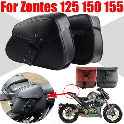 For Zontes U1 125 ZT125 U U2 G G1 125 G2 G125 U125 125U 150 U 155 U1 Saddle Bag Accessories Luggage Side Bag Tool Storage Bags