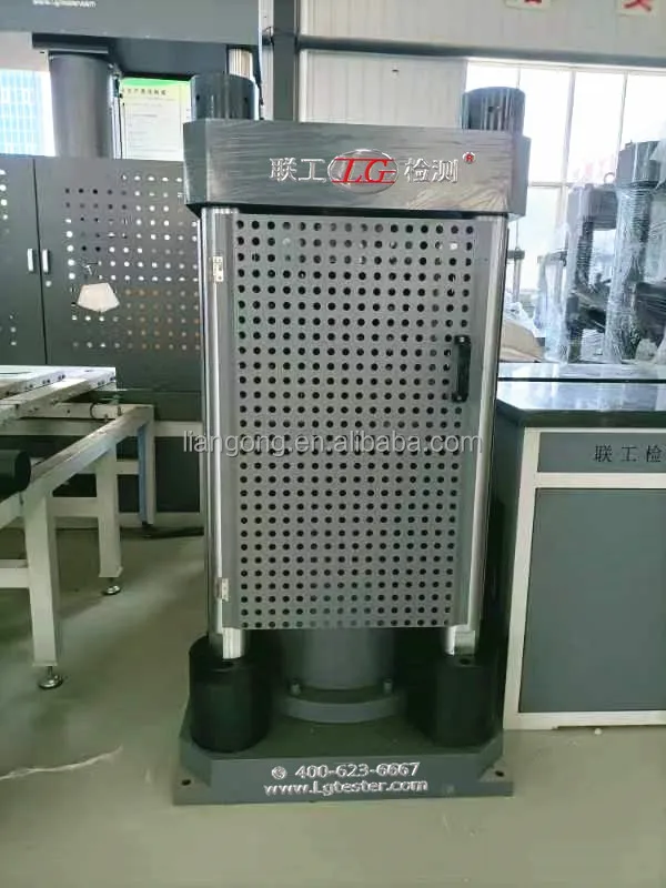 Testador de compressão utm hidráulico, controle de computador, carregamento hidráulico, máquina de teste de esmagamento de concreto 2000kN