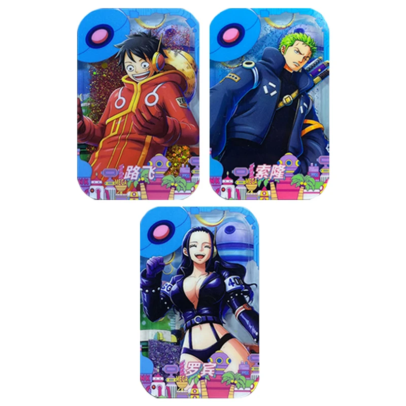 Anime japonais une pièce singe D. Luffy Roronoa Zoro Nico Robin Usopp cartes à collectionner cadeau d'anniversaire de noël jouets pour enfants