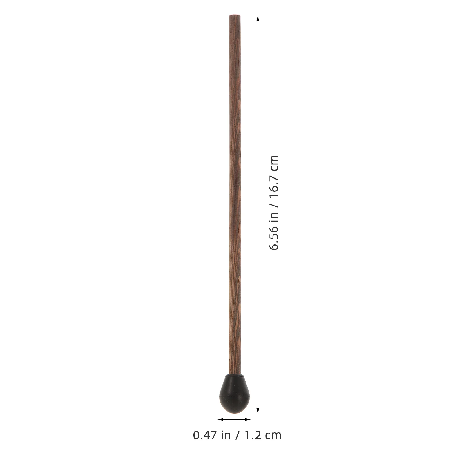 

2Pcs Tongue Drum Drumsticks Lightweight Wood Silicone Mallet Heads Durable Practice Percussion Instrument Accessory for Music