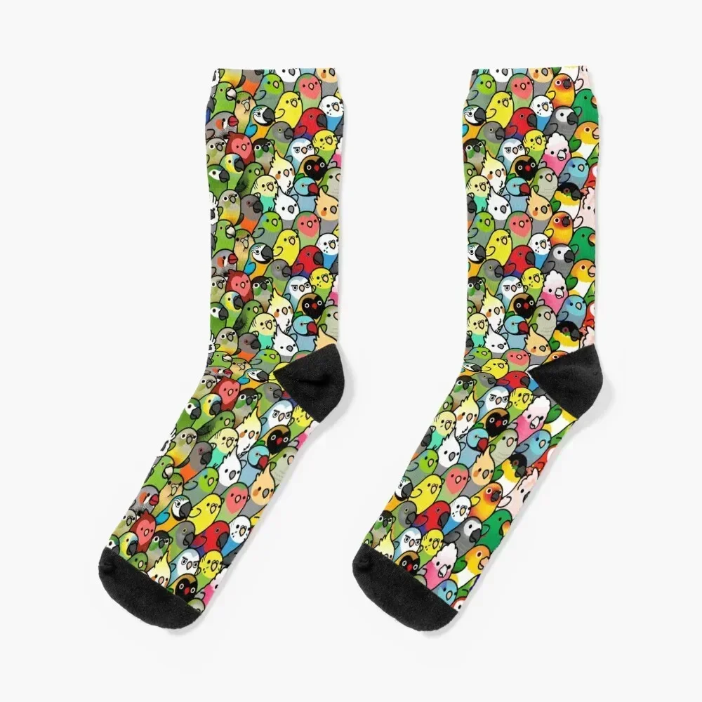 

Everybirdy Pattern Socks short New year's fashionable Mens Socks Women's