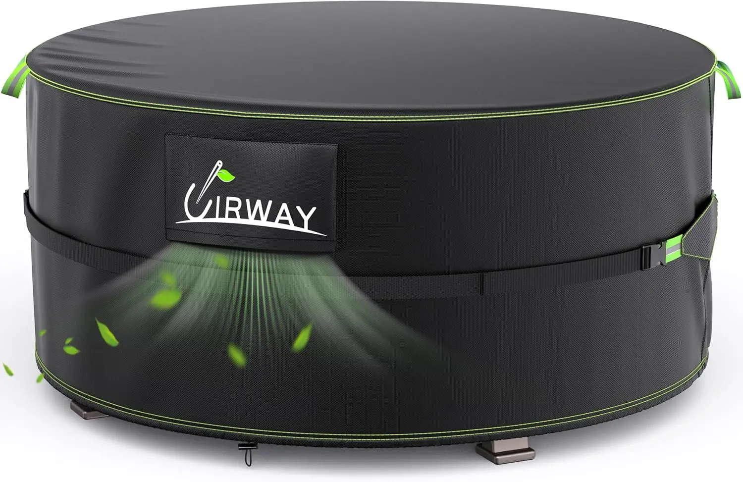 

Fire Pit Cover 48 Inch Round, Waterproof Outdoor Fire Pit Cover, 600D Heavy Duty Oxford Fabric Firepit Cover with PVC Coa