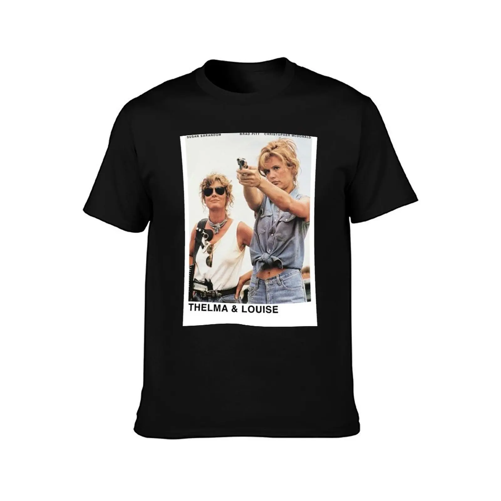 Thelma & Louise T-Shirt, Summer Casual Cotton Tee, Oversized Streetwear Tops, Vintage Graphic Print, Loose Fit Short Sleeve