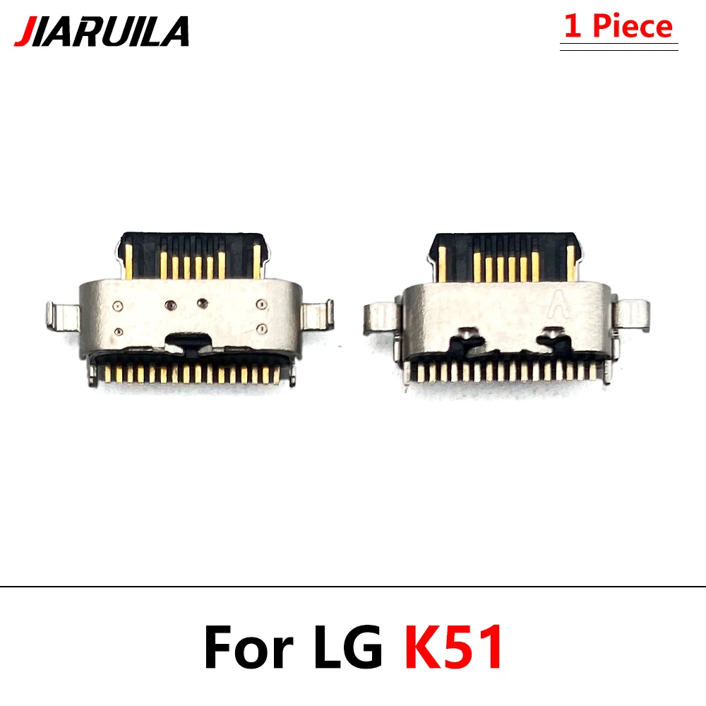 2Pcs， USB Charging Port Connector Charge Jack Socket Plug Dock For LG K22 K41S K42 K52 K50S K51 K51S K61 K62 K92 G3 G4 G5 G6