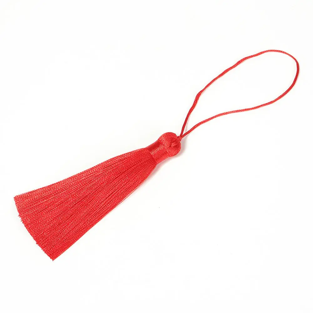 Pendant DIY Embellish Handmade Crafts Key Chain Tassel Trim Accessories Silk Tassel Pendant Tassel Hanging Rope Tassel Fringe