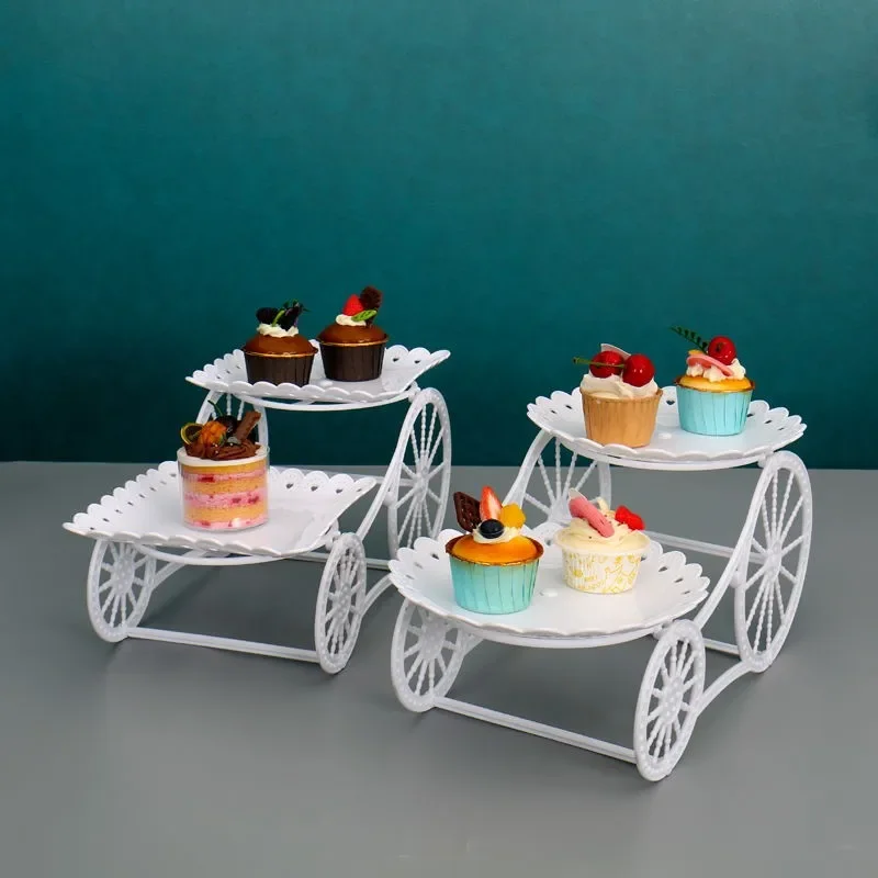 Birthday Party Arrangement Tray Dessert Table Dessert Display Shelf Multi-layer Fruit Table Cake Dim Sum Decoration Shelf ZF749