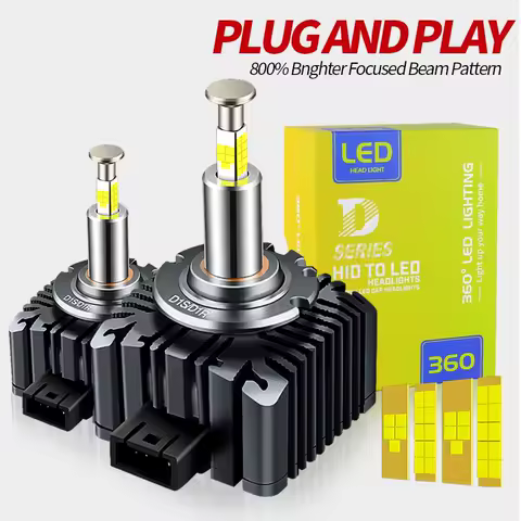 2Pcs D1S D2S D3S D4S D5S D8S Xenon HID Bulbs Led Headlights D1R D2R D3R D4R 6000K 70W Auto Lamp Plug&amp;Play HID Conversion Kit