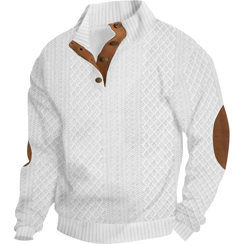 

Male Warm Jacket Sport Coats Hip Hop Loose Sweatshirts Autumn Men's Sweatshirts Long Sleeve Solid Color Pullover Streetwear