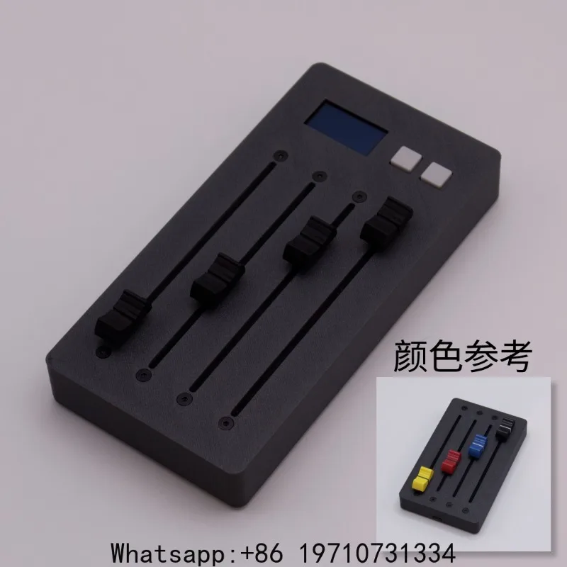 4-Track Electric Fader Mixer MIDI Controller Mixing Volume Automation CC Expression Envelope