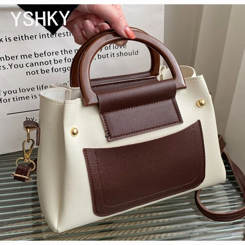 New brand shoulder Bag for 2023 women leather Women\'s Handbags Fashion One shoulder diagonal canvas bag new letter handbag
