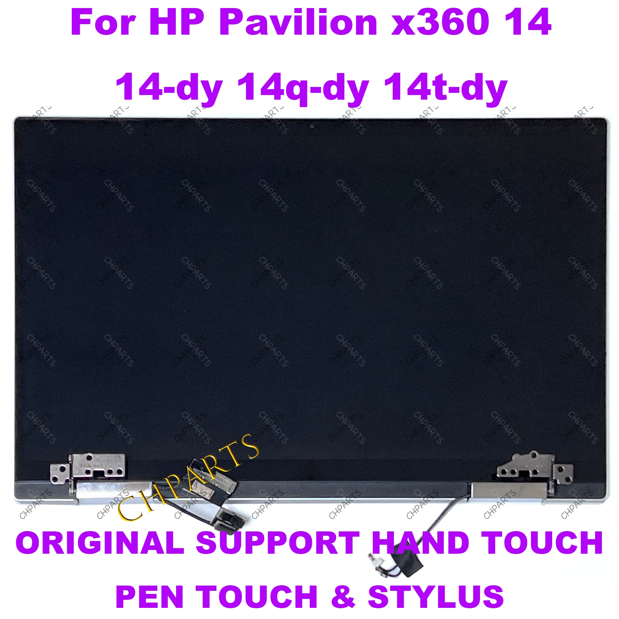 

14" M45013-001 For HP Pavilion X360 14-dy 14q-dy 14t-dy TPN-W148 Lapotp Lcd Touch Screen Replacement Full Assembly with Hinges