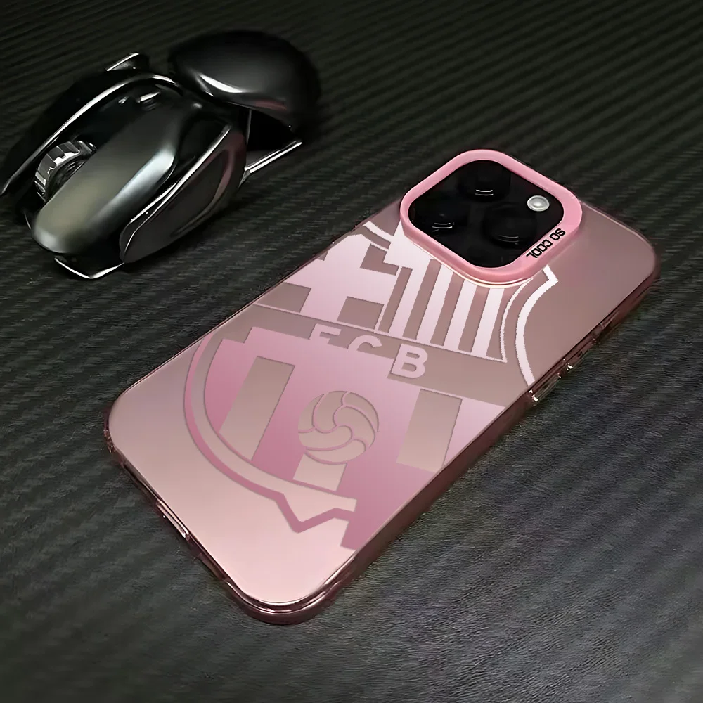 F-FC B-Barcelona Team Logo Handyhülle für iPhone 17 17e 16e 16 15 14 13 12 11 mini Pro Max X XR XSMAX 8 7 Air Plus Rückseiten-Cover
