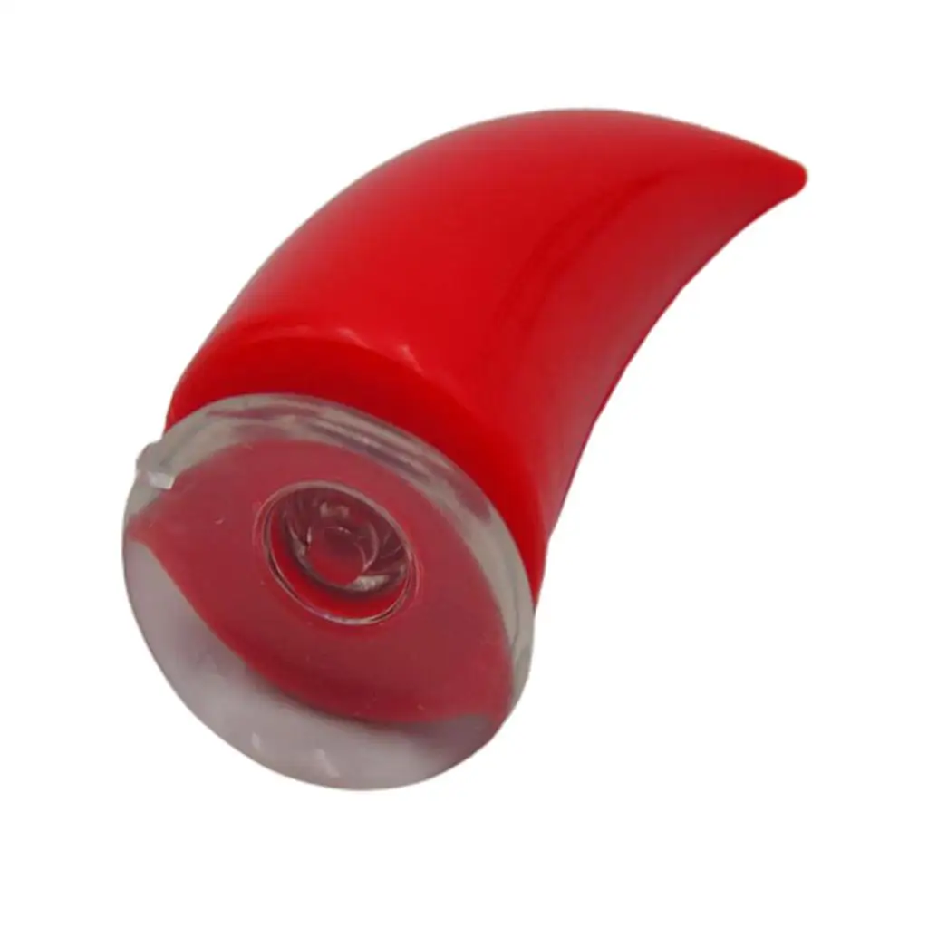 Helmet Accessories Red Suction Mount Horn Creative Decoration for Motorcycle Helmet Cover and Cap