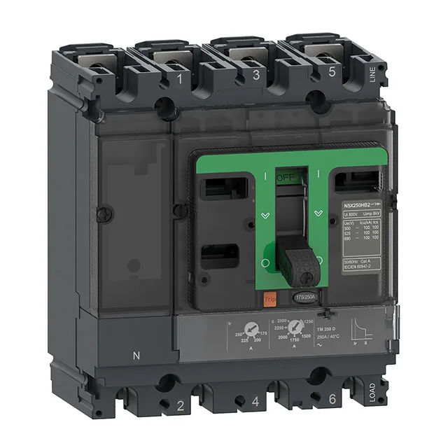 

80A 100A 125A 160A 36kA/415VAC 4-полюсные 4D автоматические выключатели C16F4TM080 C16F4TM100 C16F4TM125 C16F4TM160