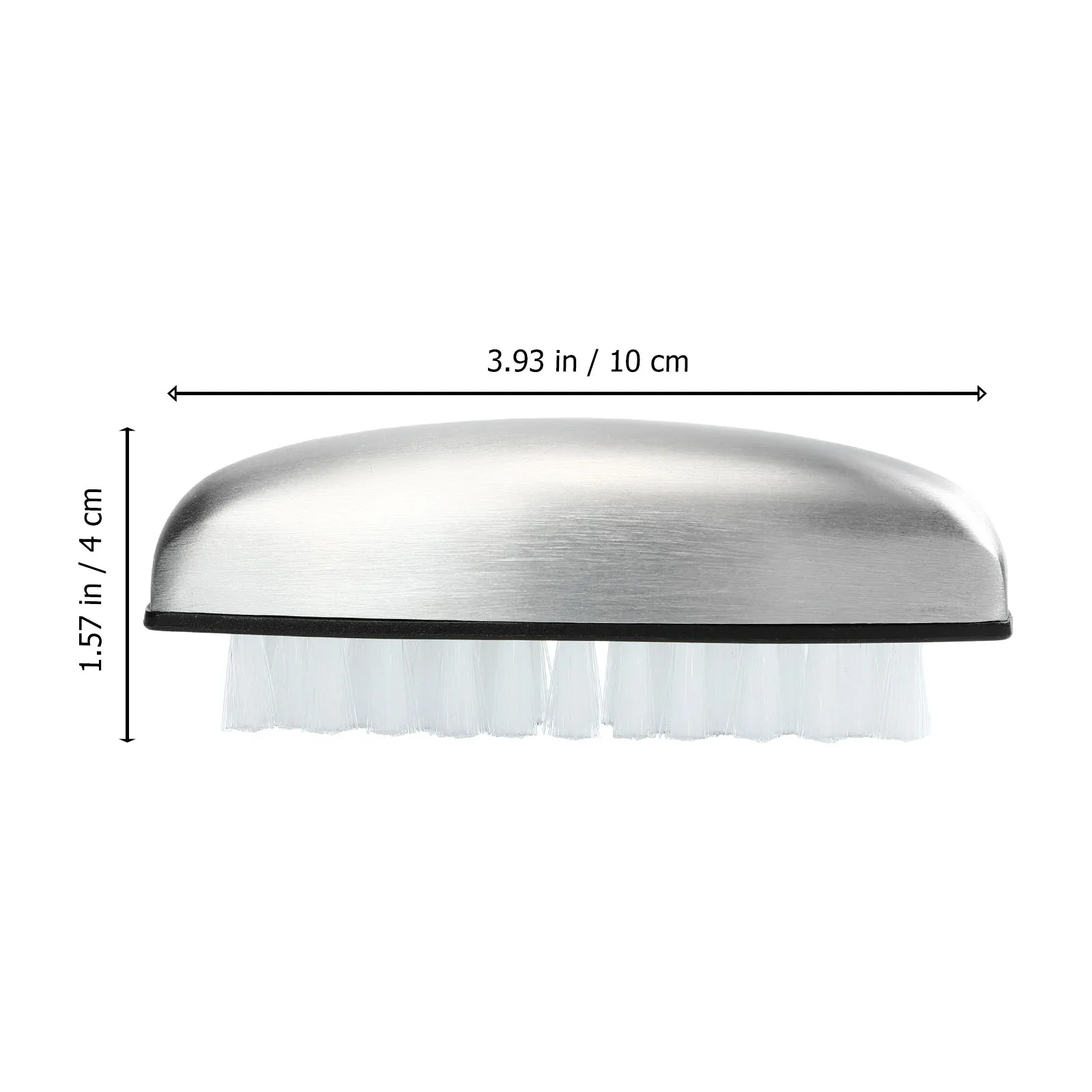 

Cleaning Brush Stainless Steel Scrubbing Nail Heavy Duty for Kitchen Bathroom Hand Wash Fingernails Garbage Smell Removal