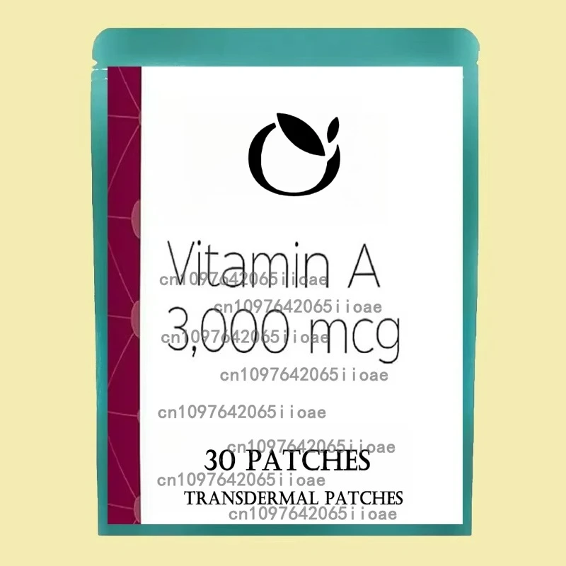 

Vitamin A 3,000 Mcg Premium Formula Transdermal Patches, Contains Biotin & Folic Acid, Maximum Strength Rapid Sbsorption