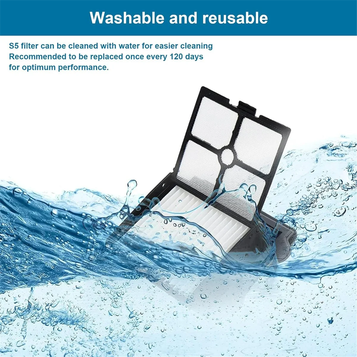 Sostituzione spazzola a rulli e filtri per pavimento uno S5/pavimento uno S5 Pro spazzola per aspirapolvere a secco senza fili