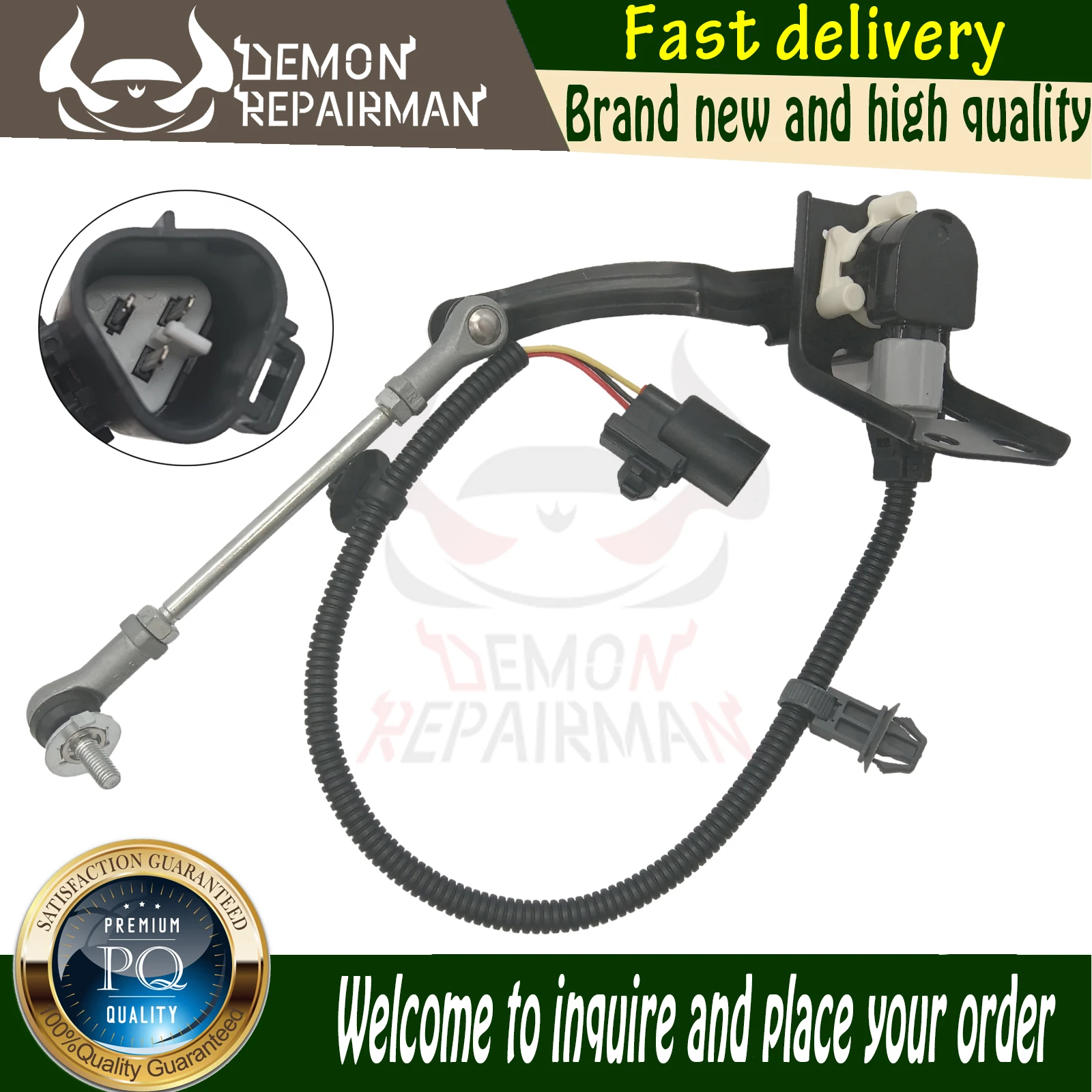 89408-34010 car accessories Rear Left Suspension Headlight Level Sensor Compatible with TOYOTA Sequoia XK30 4.7L 8940834010