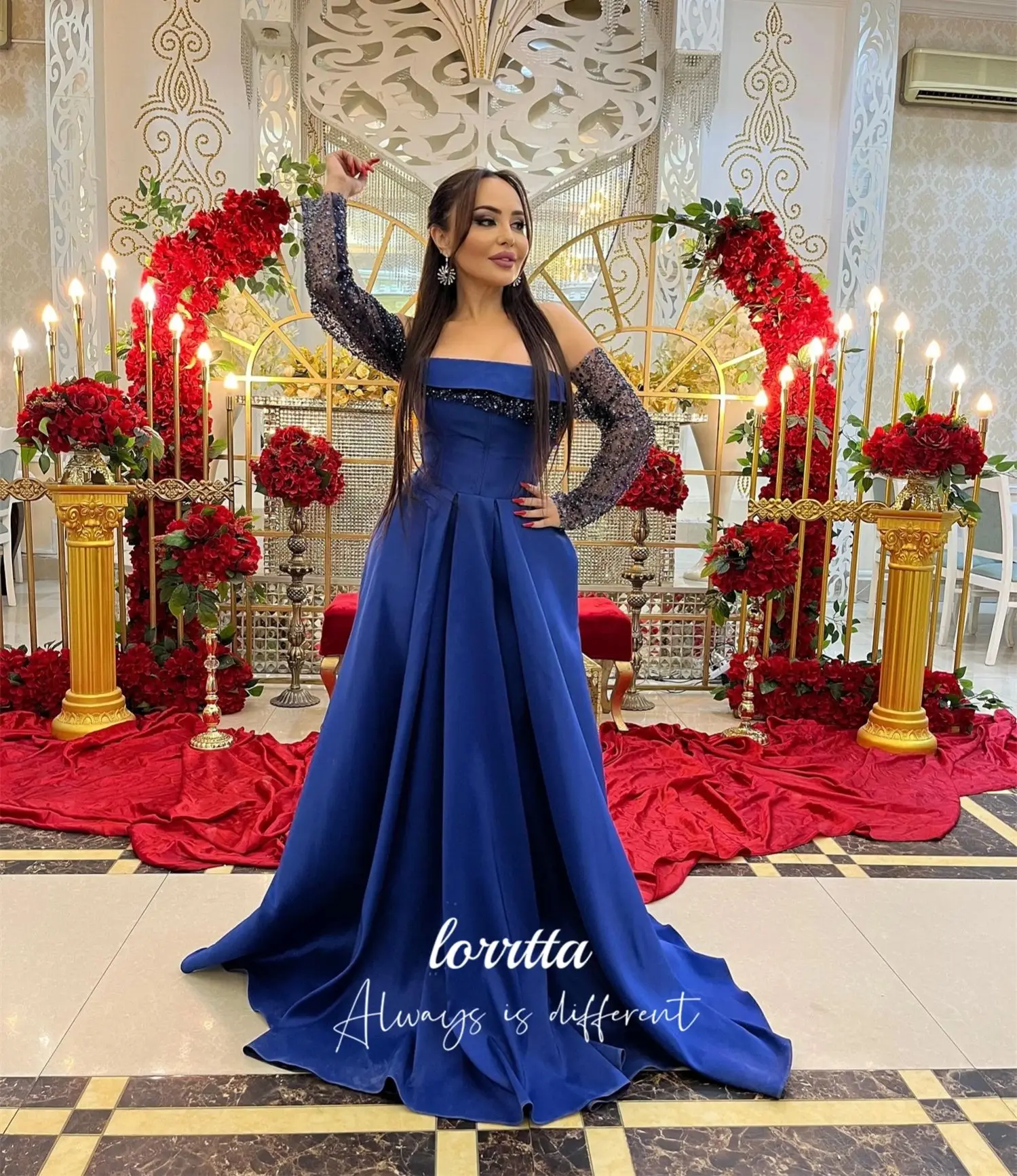 Lorrtta vestido de cóctel personalizado Sharon vestidos de noche felices 2025 vestido de lujo para ocasiones especiales vestidos elegantes فساتmavera