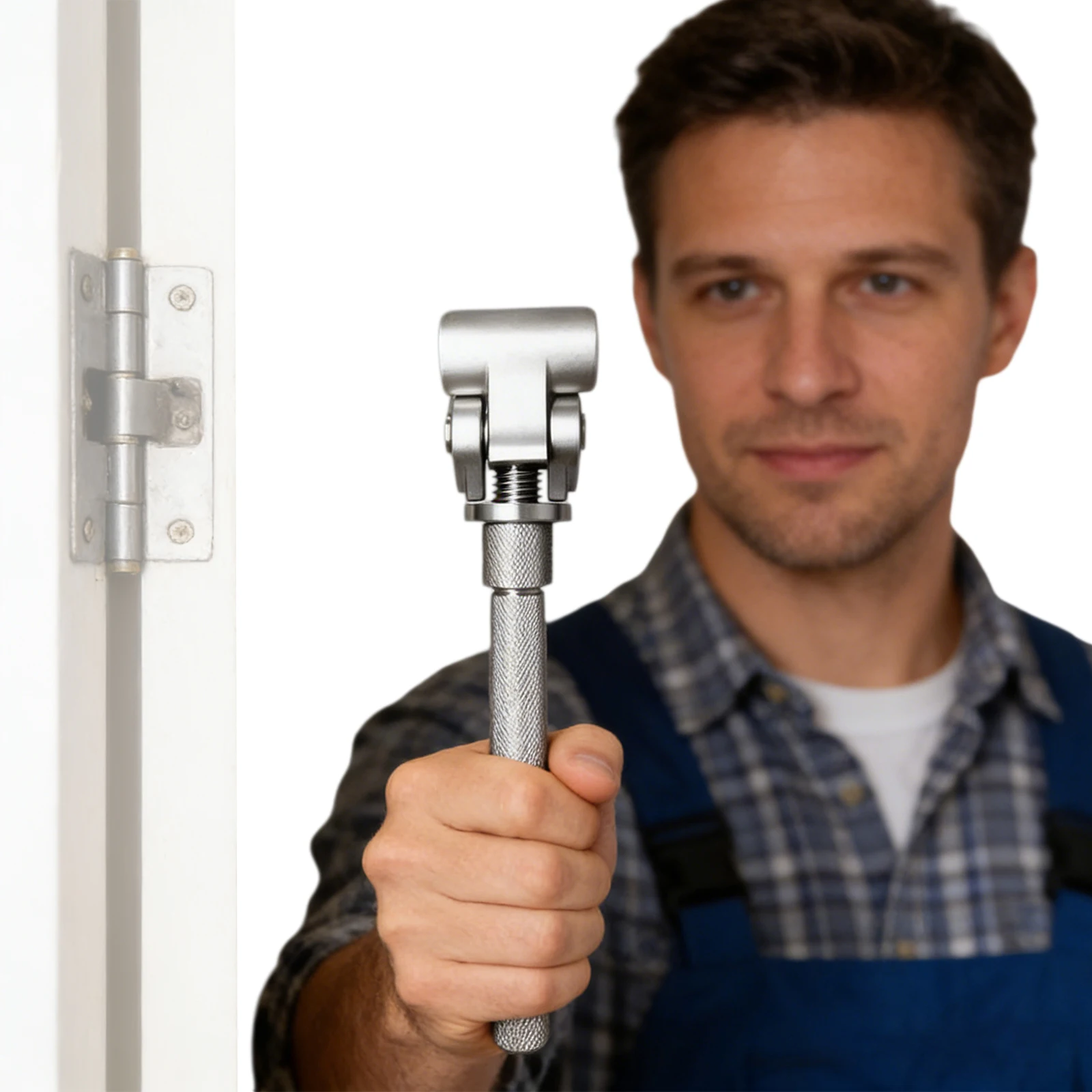 Door Hinge Adjustment Tool Universal Fit for Interior & Exterior Doors Door Hinge Adjuster for Residential and Commercial