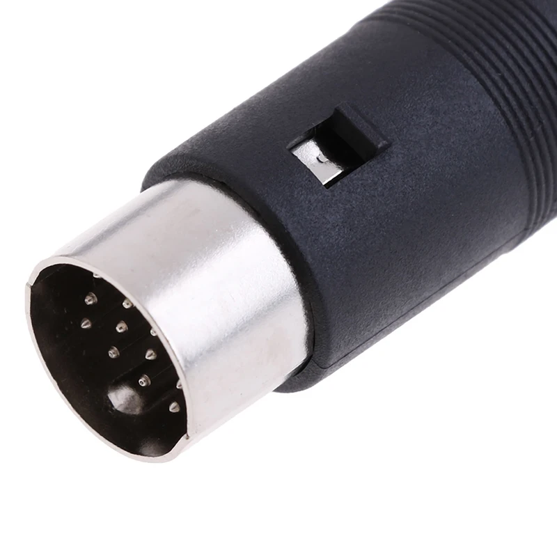 Din Plug 13 Pin Male Inline Audio Adapter Connector For St  Icom