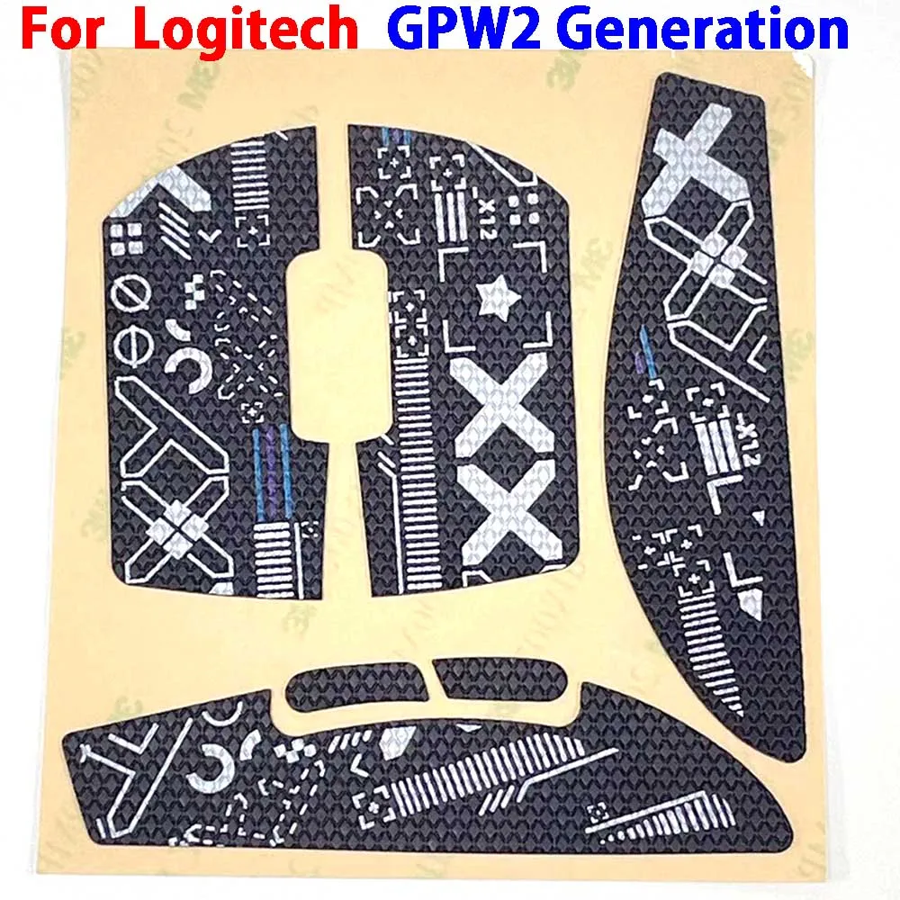 1set for Logitech GPW2 generation Generation Mouse Sticker Grip Tape Mouse Sweat Resistant Pad Tape for Gaming Computer Protect