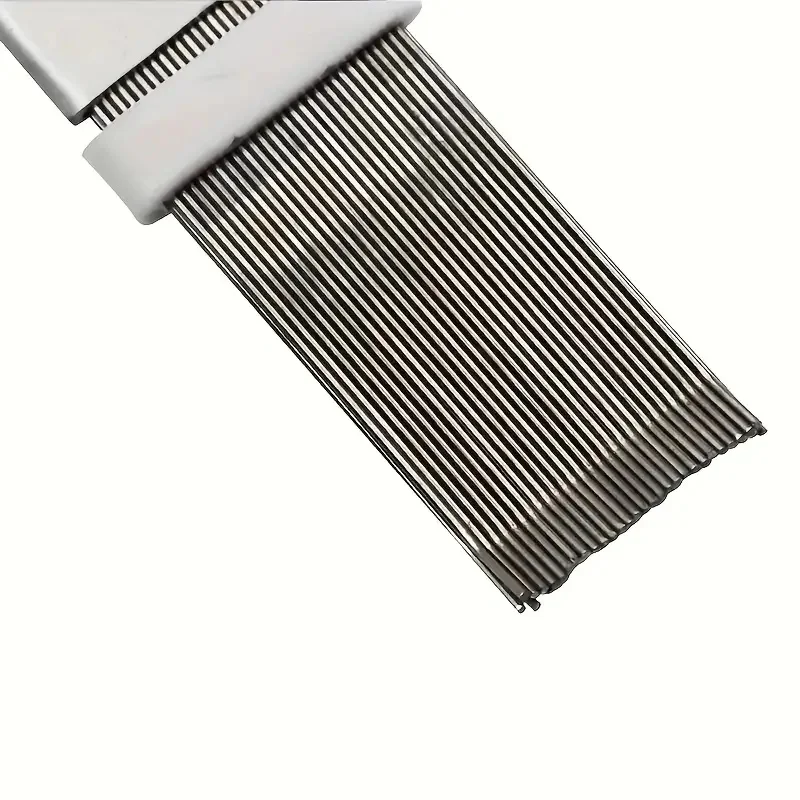 Air Conditioning Fin Cleaning Comb Stainless Steel Brush Fin Straightener Air Conditioner Cleaning Tool