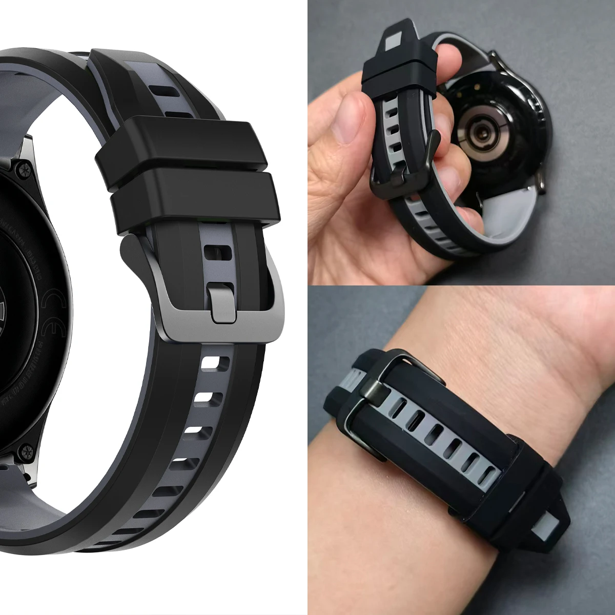 22mm Silikon Armband Für TicWatch Pro 3 Ultra LTE GPS/TicWatch S2 E2 2021 GTW X Uhr band Für Garmin Venu 4 3 2 Armband Correa