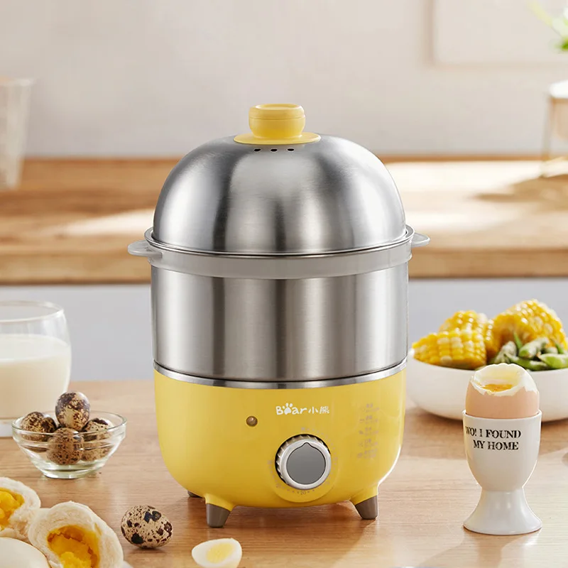 360W Electric Egg Cooker Breakfast Machine Food Steamer Egg Boiler Multicooker Egg Custard Steaming Cooker with Timer 220V