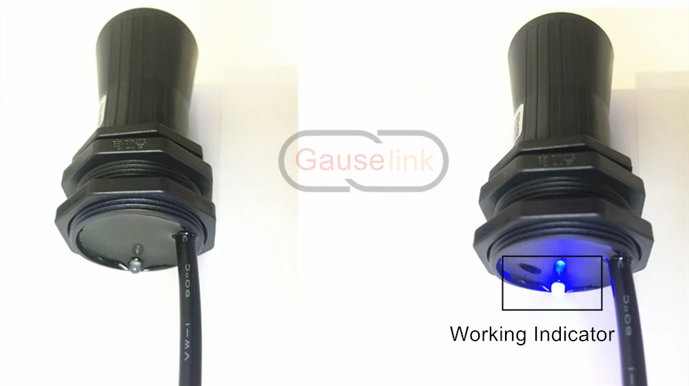 Ultraschall-Ultraschalls ensor modul mit Relais-Näherung schalter Ausgang hoch niedriger Ein/Aus-Bereich 28-750cm wasserdicht ip67 – Detail 9