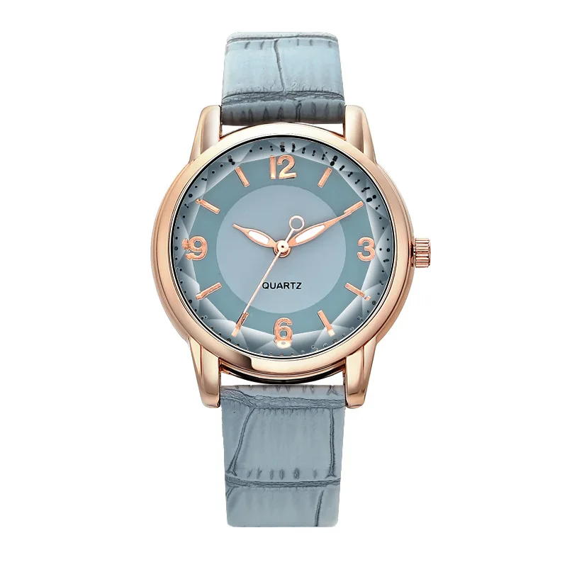 Classic Two-color DialStylish Women Watch Simple Vintage Ladies Fashion Dial Casual Bracele  Leather Quartz Wristwatch