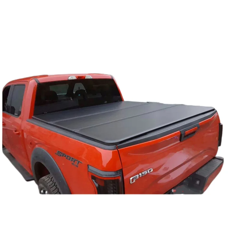 Tri Fold Hard Tonneau Cover for toyotas Hilux Vigo Revo Tacoma Tundra Hard Folding Tonneau Cover Hard Pickup Truck Bed Covers