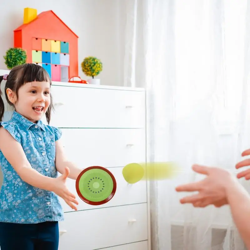 โยนและจับชุดลูกบอล Sticky Ball จับของเล่น Sensory Parent-Child Interaction ของเล่นกลางแจ้งอีสเตอร์ตะกร้า Stuffer สําหรับชายหญิง