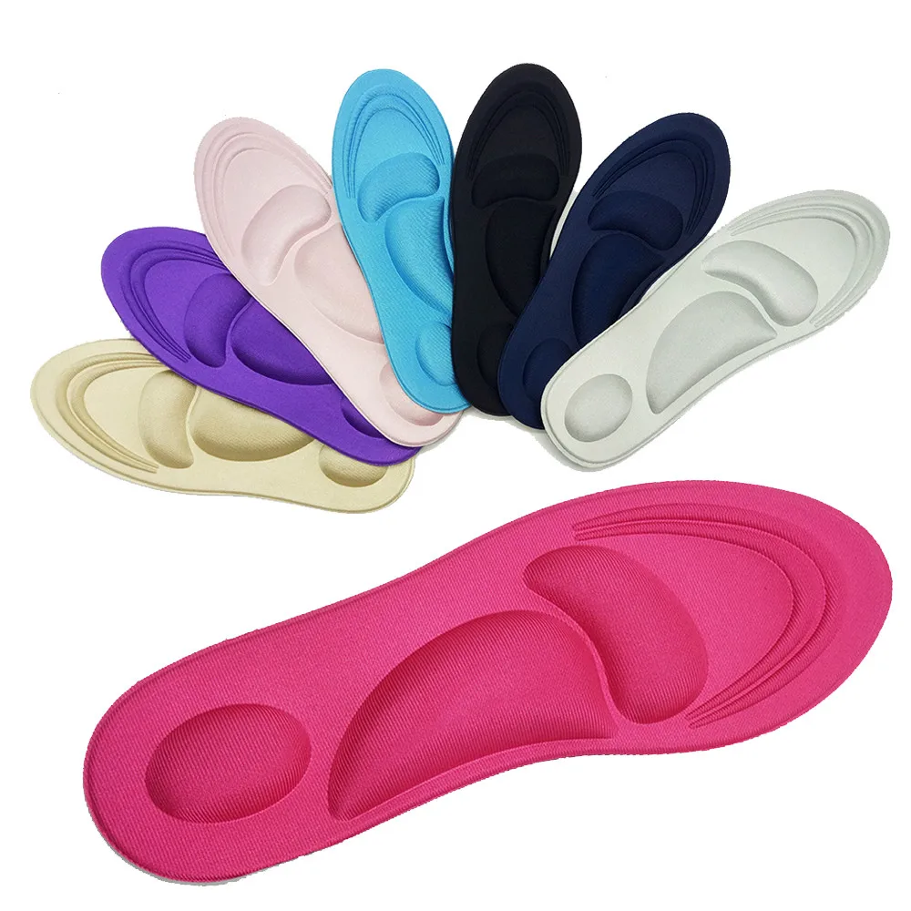 Sponge esportes palmilhas ortopédicas almofadas para sapatos almofada flatfoot arco apoio massagem palmilha sapato masculino feminino inserções de estofamento