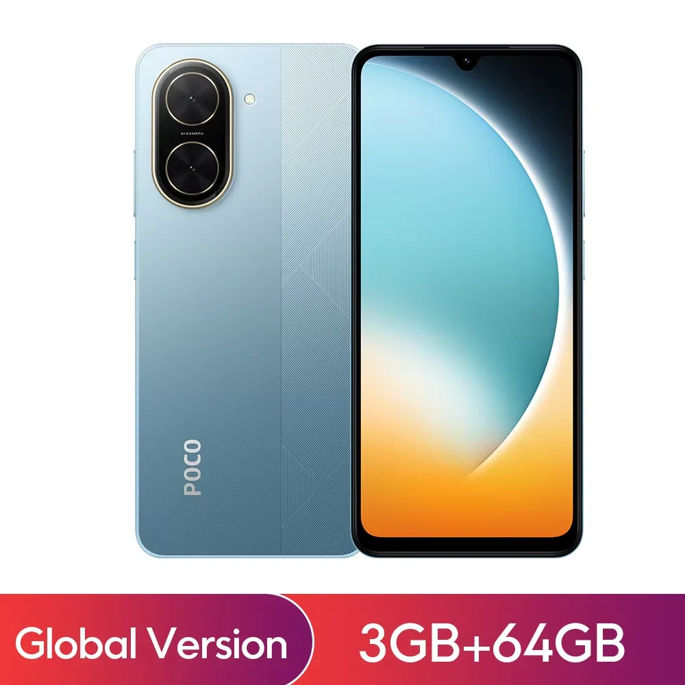 POCO C71 スマートフォン グローバル版 6.88インチ HD+ ディスプレイ
