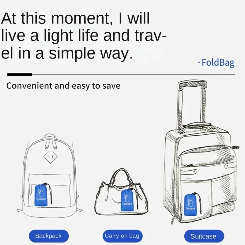 حقيبة ظهر خفيفة الوزن وقابلة للتعبئة وقابلة للطي وخفيفة الوزن للاستخدام الخارجي والسفر للنساء والرجال حقيبة رياضية #3