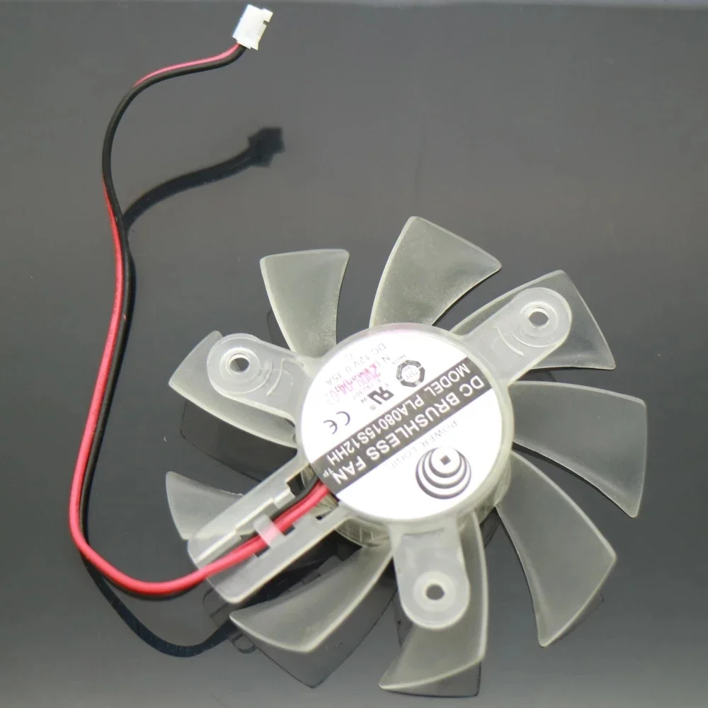 

PLA08015S12HH DC12V 0,35A 75 мм 47*47*47 мм 2-проводной 2-контактный для XFX HD4770 кулер для видеокарты охлаждающий вентилятор 2-контактный 2-проводной