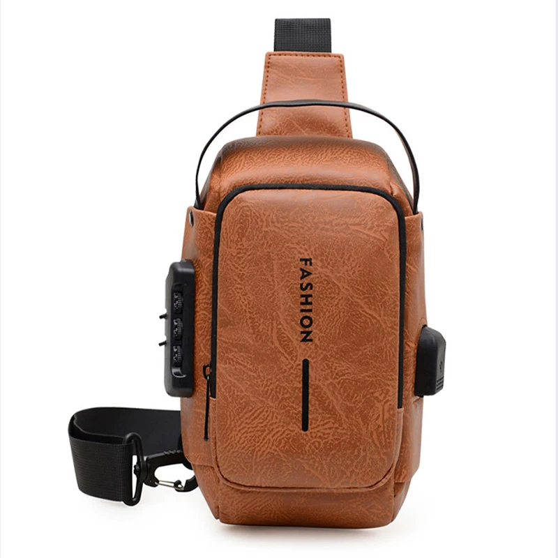 

Мужская большая вместительная нагрудная сумка через плечо, повседневная мотоциклетная сумка на плечо, многофункциональная модная спортивная сумка