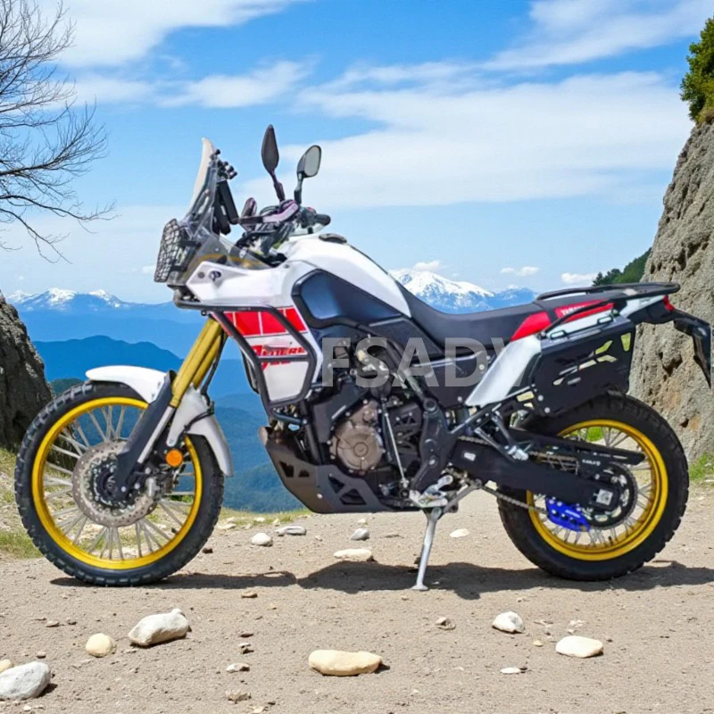 Uchwyty boczne bagażnika motocyklowego do Yamaha Tenere 700 Tenere700 XTZ700 2019+ (2025) - wsporniki kieszeni bocznych, uchwyty torby bocznych, mocowania kuferków bocznych