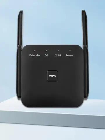 FENVI 5Ghz AC1200 WiFi Repeater 1200Mbps Router Black WiFi Extender Amplifier 2.4G/5GHz Wi-Fi Signal Booster Long Range Network
