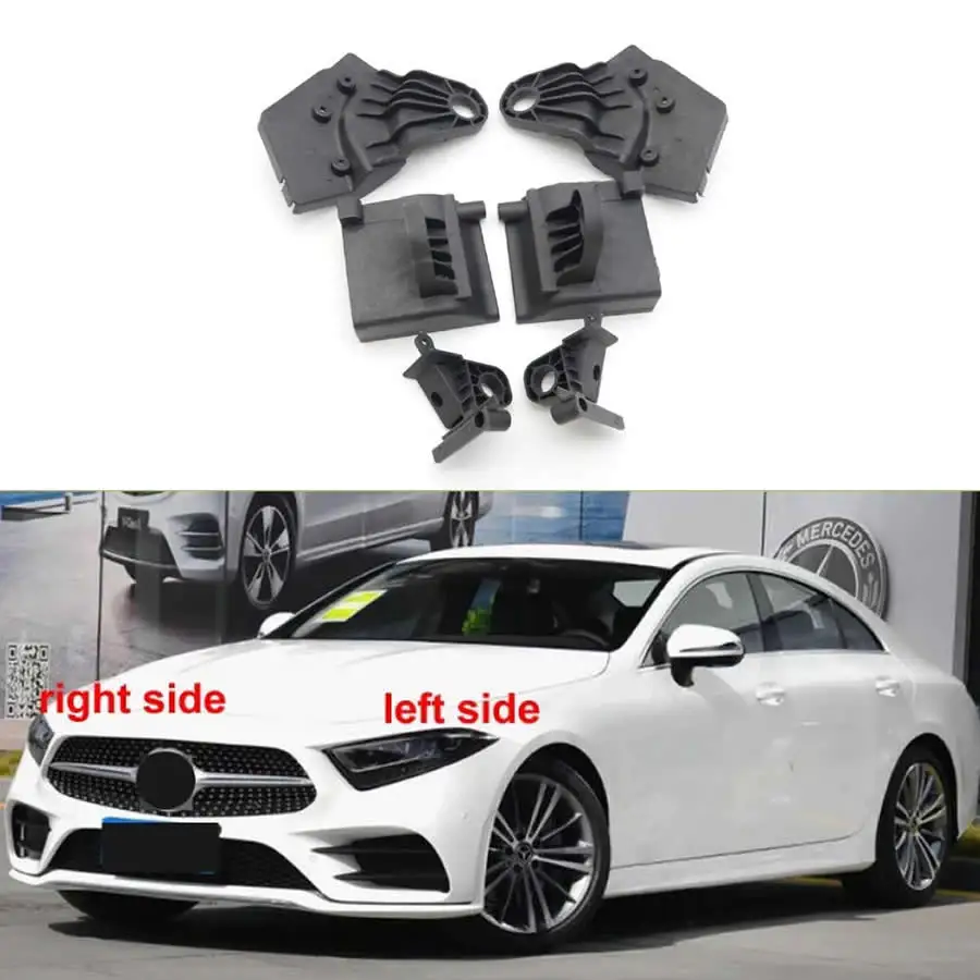 

For Benz CLS W257 CLS300 2019-2022 Auto Accessories Headlight Repair Kit Bracket Repair Parts Paw Black Plastic Feet Fixed