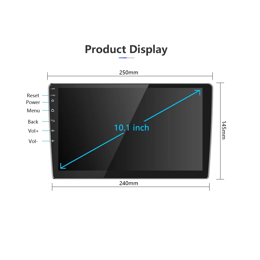 Android OS autoradio per Toyota RAV4 RAV 4 2005-2013 Multimedia Video Navigation autoradio Carplay Wireless Stereo Touch Screen