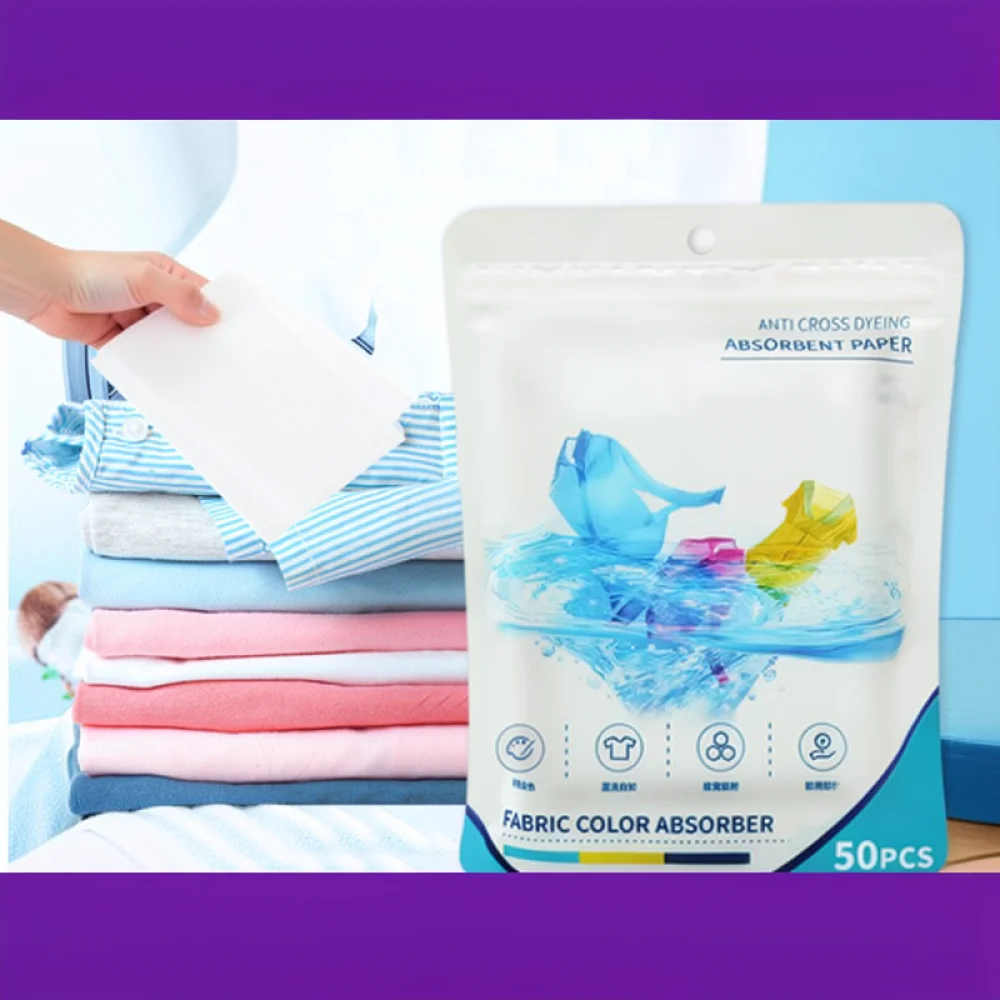 Color Catcher Sheets For Mixed Washing Laundry Paper Absorber Anti Dye Transfer Sheet Household Cleaning Essentials