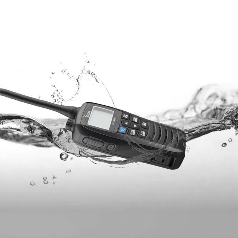 IC-M25 Maritime Interphone IPX7 Walkie-talkie Impermeavel Portable VHF Handheld Transceiver Standby 1-5 Days view 4